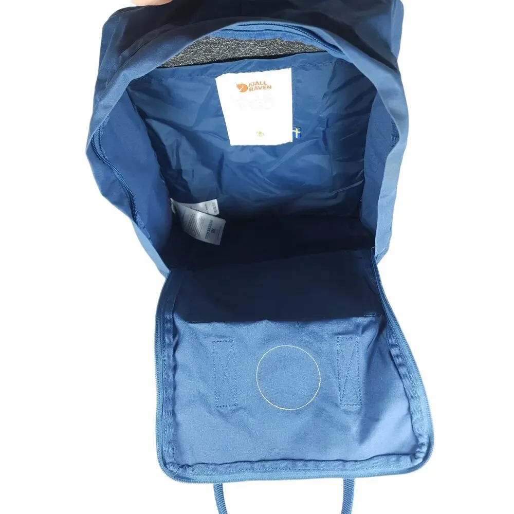Fjallraven Kanken 23510 Large Navy Blue Nylon Swedish Daypack Backpack